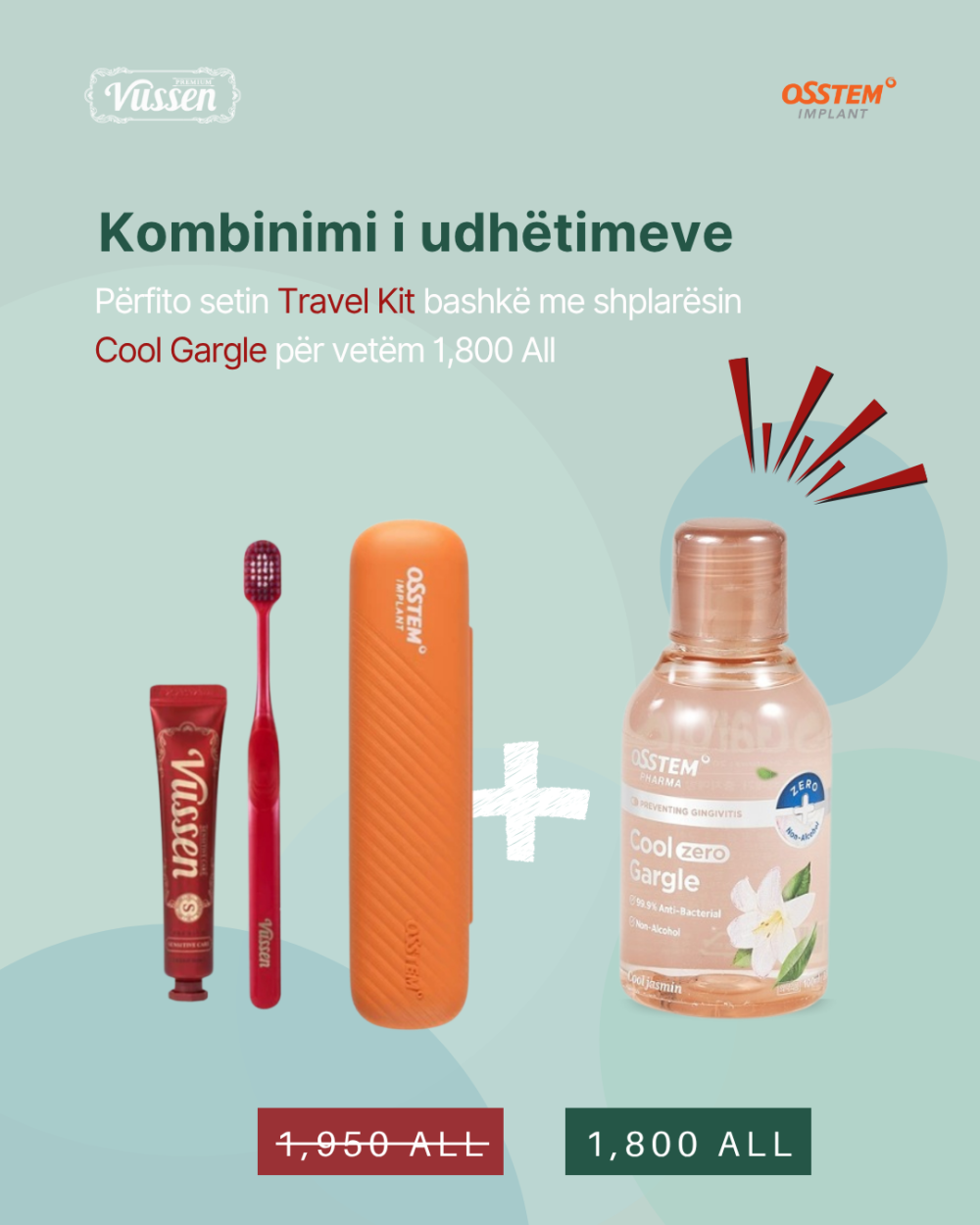Travel Kit + Shpëlarës goje Cool Gargle - Figura 4