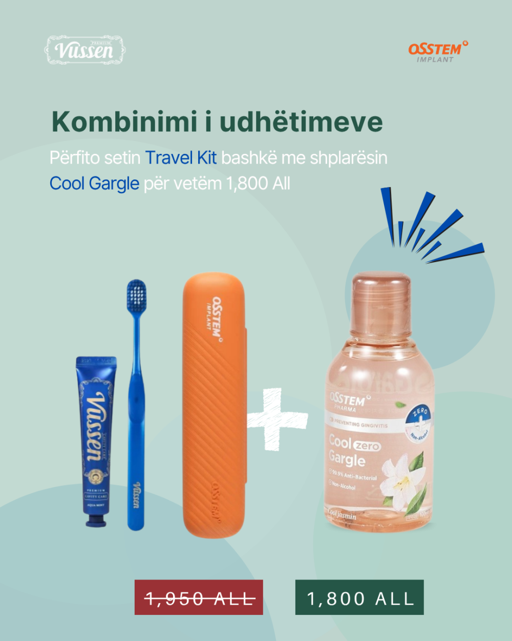 Travel Kit + Shpëlarës goje Cool Gargle - Figura 3