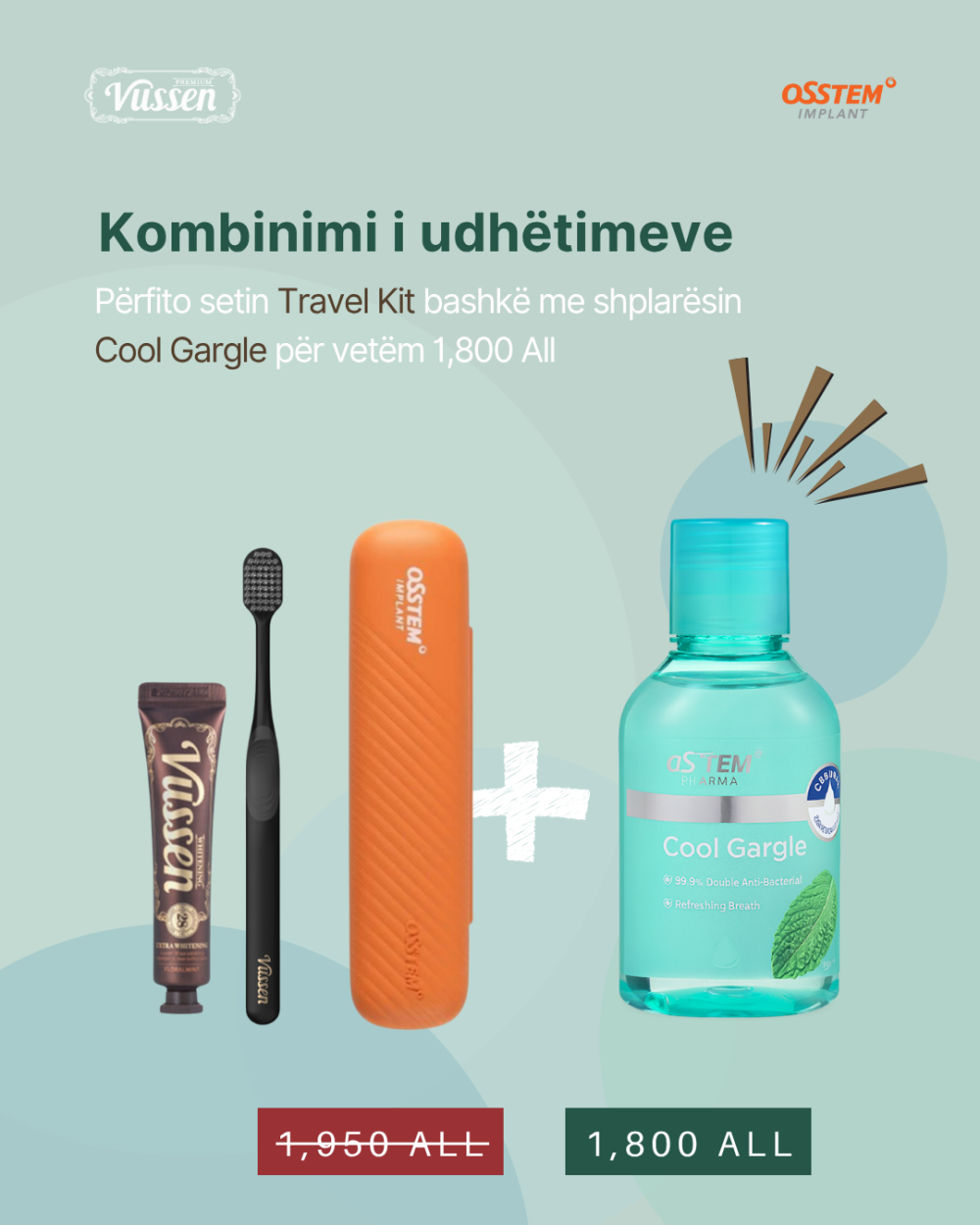 Travel Kit + Shpëlarës goje Cool Gargle - Figura 2